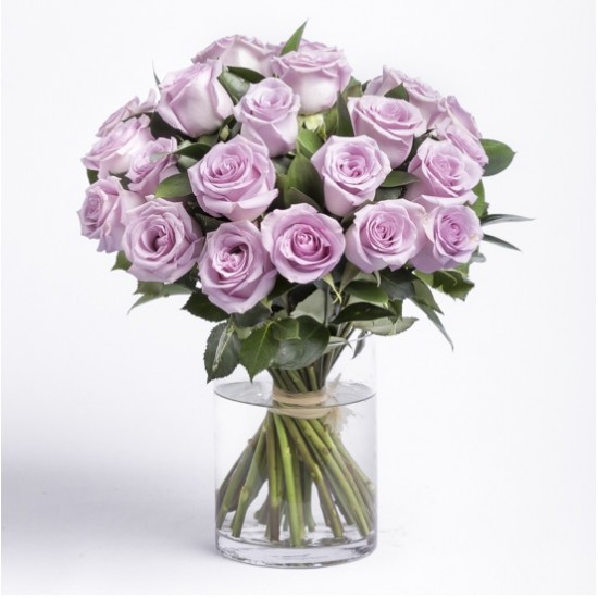 20 Roses - Purple Roses Bouquet